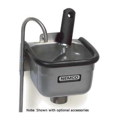 Nemco 77316-7 Stainless Steel Side Mounted 7" Ice Cream Dipper Well and Faucet Set