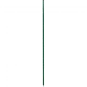 Olympic J54K 54" Grooved Green Epoxy NSF Post For Stationary Shelving With Leveling Bolt And Cap