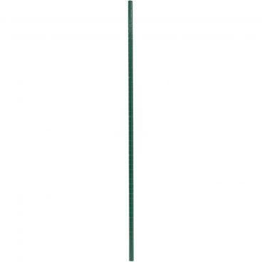 Olympic J54UK 54" Grooved Green Epoxy NSF Post For Stem Casters on Mobile Shelving