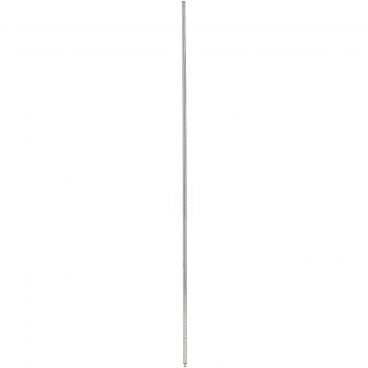 Olympic J86C 86" Grooved Chrome NSF Post For Stationary Shelving With Leveling Bolt And Cap