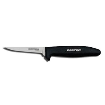 Dexter Russell 11113 3.5" SofGrip Hollow Ground Vent Poultry Knife with High-Carbon Steel Handle