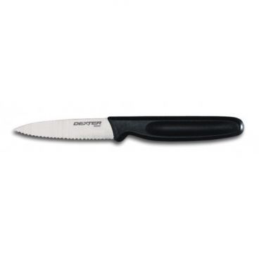 Dexter Russell 31437 3" Basics Series Serrated Paring Knife with High-Carbon Steel Blade