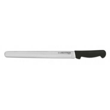 Dexter Russell 31607B Basics Series 12" Roast Slicer with High-Carbon Steel Blade and Black Handle