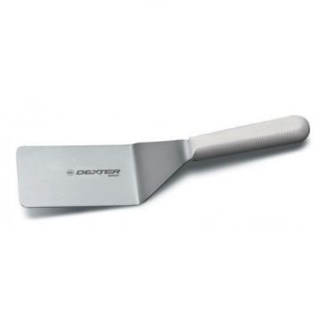 Dexter Russell 31641 Basics Series 4" Pancake Turner with White Handle