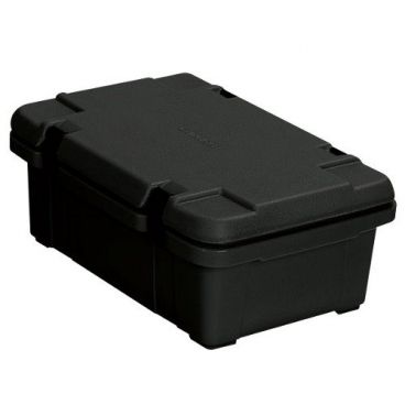 Carlisle PC140N03 Cateraide 4" Deep Black Top Loading Insulated Food Pan Carrier