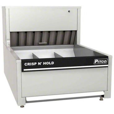Pitco PCC-14 Crisp N' Hold Stainless Steel Countertop Food Station With Divider - 120V