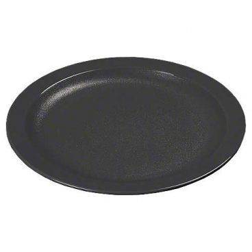 Carlisle PCD20903 Black Polycarbonate 9" Narrow Rim Plate