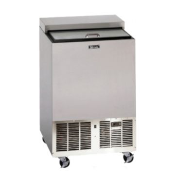 Perlick FR24RT-3-SS 24" Glass Froster in Stainless Steel with Shelves and Casters