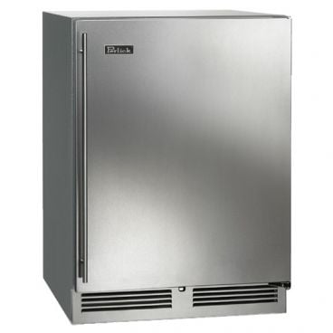 Perlick HC24RS4S-00-SLFLR 24" C‐Series Undercounter Refrigerator, Solid Stainless Steel Door