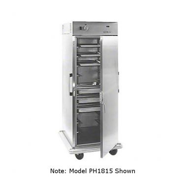 Carter-Hoffmann PH1835 PH Series 75 1/4" Tall x 31 1/2" Wide 1-Door 24-Pan Capacity Insulated Stainless Steel Heated Food Transport Cabinet, 120V 1500 Watts