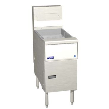 Pitco SE-BNB-18 Solstice Stainless Steel Bread and Batter Cabinet Fry Dump Station