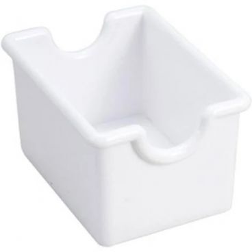 Winco PPH-1W White Plastic Sugar Packet Holder - 12/Pack