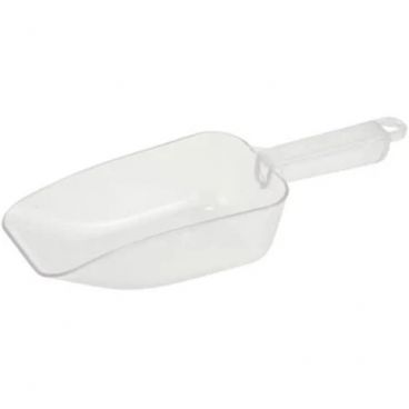 Winco PS-20 Clear 20 oz. Polycarbonate Scoop
