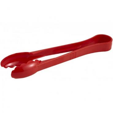 Winco PUT-12R Red 12" Polycarbonate Utility Serving Tongs