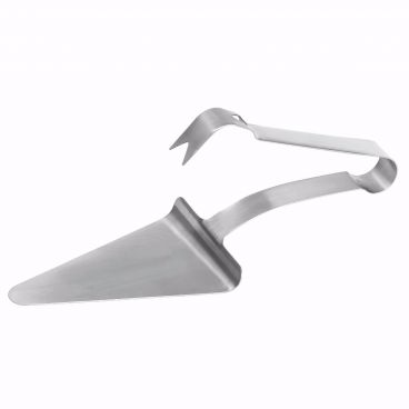 Winco PZG-6 5.5" x 4.5" Stainless Steel Pizza Serving Tongs