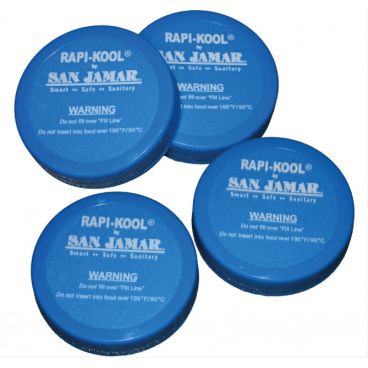 San Jamar RCUCAPPAK Replacement Caps for Rapi-Kool Cold Paddles