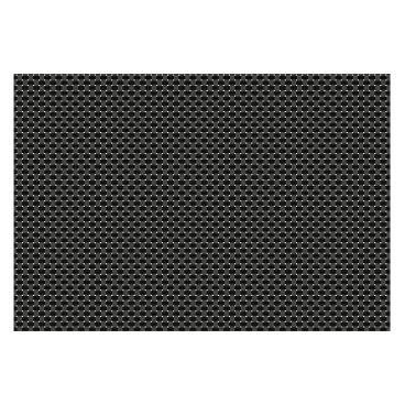 Ritz 64801 Charcoal Gray 13" x 19" Rectangular Woven PVC Coated Polyester Yarn Placemat