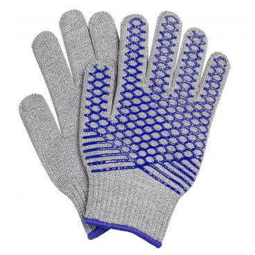 Ritz CLRZSCGLSM Small Grey With Blue Grip Silicone Cut Gloves