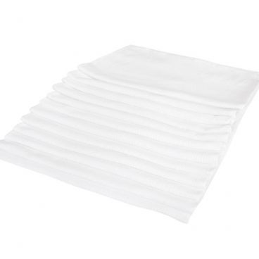 Ritz LBMR 24 Oz. Ribbed White Cotton Bar Mop Towel
