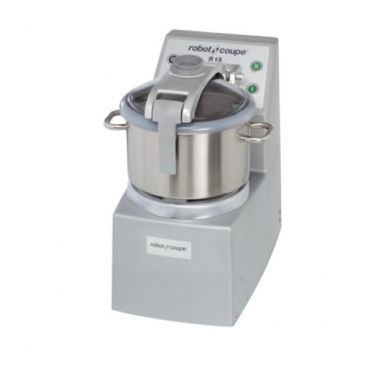 Robot Coupe R15 Vertical Food Processor with 15 Qt. Stainless Steel Bowl - 4 hp