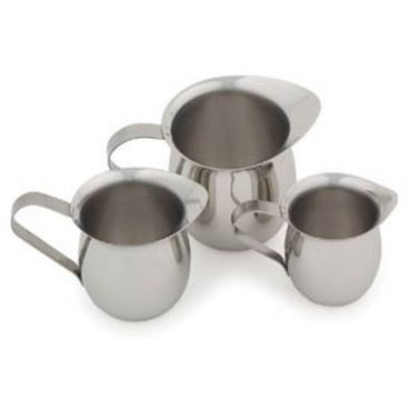 Royal Industries ROY BE 8 Stainless Steel 8 Oz. Bell Shape Creamer