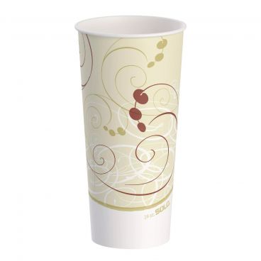 RP24TP-S Solo 24 Oz. Double Sided Poly Paper Cold Cups
