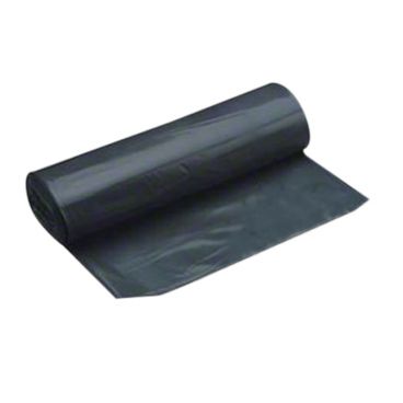 Russell Hall X7249SK 36" x 49" Trash Can Liner - 44 Gallon, Black