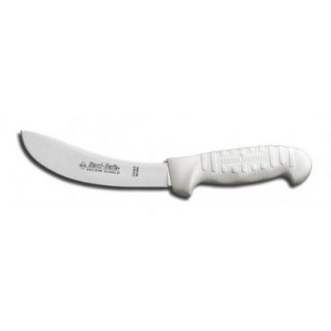 Dexter Russell 06553 6" Sani-Safe Beef Skinner with High Carbon Steel Blade and White Polypropylene Handle