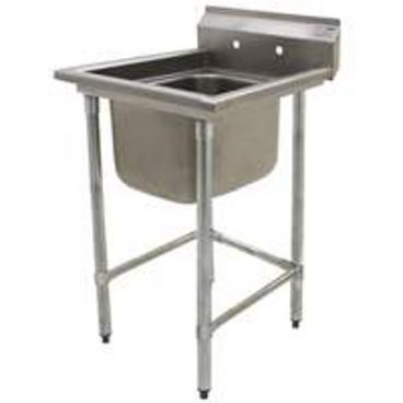 Eagle Group S14-20-1-SL One 20" x 20" Bowl Stainless Steel Fabricated Compartment Sink