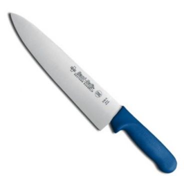 Dexter Russell 12433C Sani-Safe 10" Cook's Knife with Blue Handle