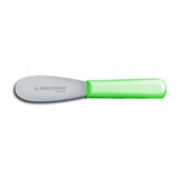 Dexter Russell 18193G 3.5" Sani-Safe Sandwich Spreader with Green Handle