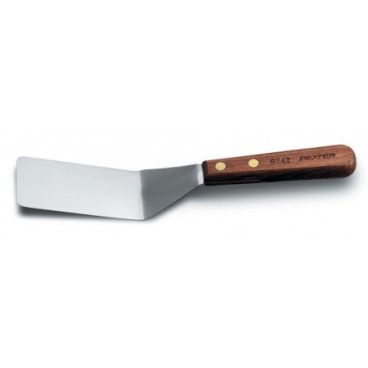 Dexter Russell 19720 Traditional Series 4" x 2.5" Pancake Turner with Rosewood Handle