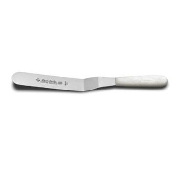 Dexter Russell 19973 Sani-Safe 10" Offset Baker's Spatula with Stainless Steel Blade and White Handle