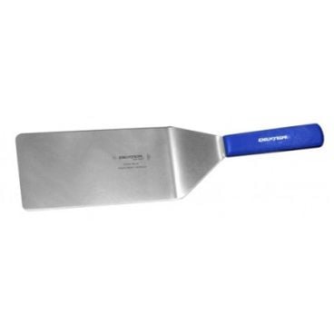 Dexter Russell 19733H Sani-Safe 8" x 4" Heat Resistant Steak Turner with Blue Handle