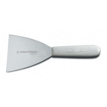 Dexter Russell 19603 Sani-Safe 3" Griddle Scraper with Stainless Steel Blade and White Handle