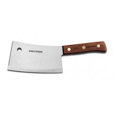 Dexter Russell 08220 Traditional Series 7" Heavy-Duty Cleaver with Rosewood Handle 