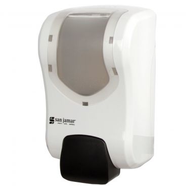 San Jamar S970WHCL Summit Rely Manual Soap and Sanitizer Dispenser