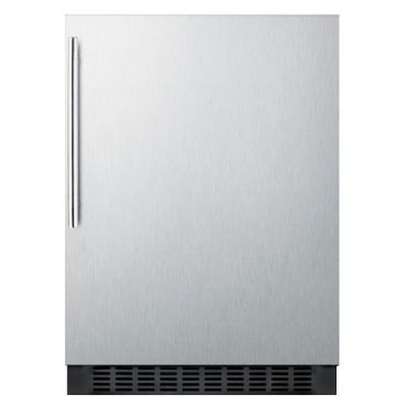 Summit SCFF53BXCSSHV Stainless Steel 34" x 23.63" x 23.5" Built-in or Freestanding All-Freezer - 4.72 Cu. Ft, 115 Volts