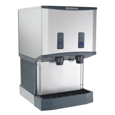 Scotsman HID525AB-1 Meridian Countertop 21-1/4" Wide Nugget Ice Air-Cooled Ice Machine And Water Dispenser, 500 lb/24 hr Ice Production, 25 lb Storage, 115V