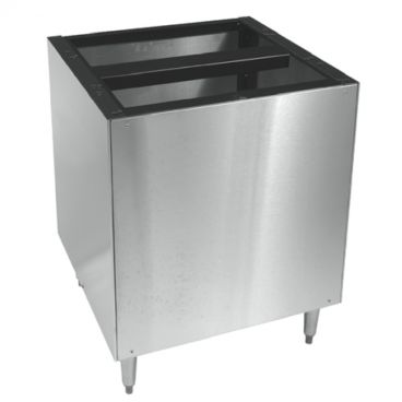 Scotsman IOBDMS22 Stainless Steel 22" Wide Open Top Ice Dispenser / Machine Equipment Stand For ID150 Countertop Ice Dispenser
