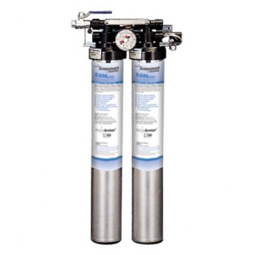 Scotsman SSM2-P Twin SSM Plus Water Filtration System With AquaArmor For Cubers Up To 650 lb Or Flakers, Nuggets And Nugget Dispensers Up To 1,200 lb
