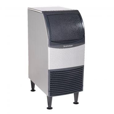 Scotsman UF0915A-1 Undercounter ENERGY STAR Certified 15" Wide Flake Style Air-Cooled Ice Machine With Bin, 96 lb/24 hr Ice Production, 36 lb Storage, 115V