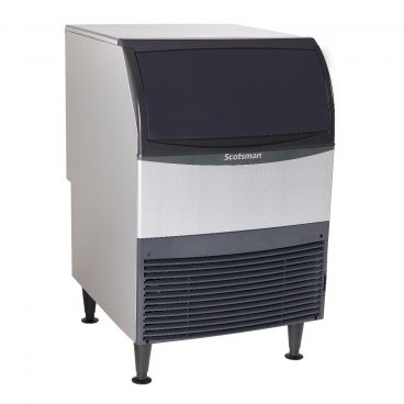 Scotsman UN324W-1 Undercounter 24" Wide Nugget Style Water-Cooled Ice Machine With Bin, 340 lb/24 hr Ice Production, 80 lb Storage, 115V