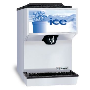 Multiplex Servend 2706335 M45 15" Countertop Ice Dispenser With 45 lb Ice Storage Capacity, 120V