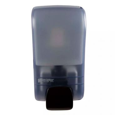 San Jamar SF1300TBL Rely 1300 mL Manual Foaming Soap and Sanitizer Dispenser - Arctic Blue