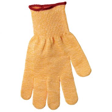 San Jamar SG10-Y-L Yellow Poultry Cut-Resistant Glove with Dyneema - Large