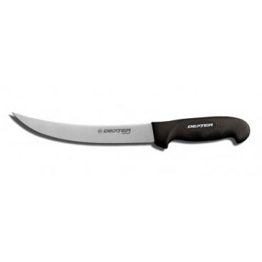 Dexter Russell 24053B 8" SofGrip Breaking Knife with High-Carbon Stainless Steel Blade and Black Handle