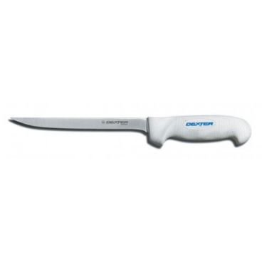 Dexter Russell 24123 9" SofGrip Narrow Fillet Knife with Stainless Steel Blade and White Handle