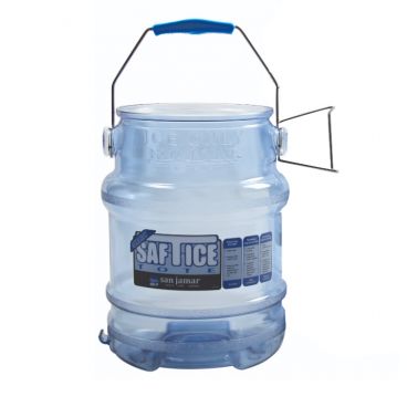 San Jamar SI6100 Saf-T-Ice 5 Gallon Ice Tote