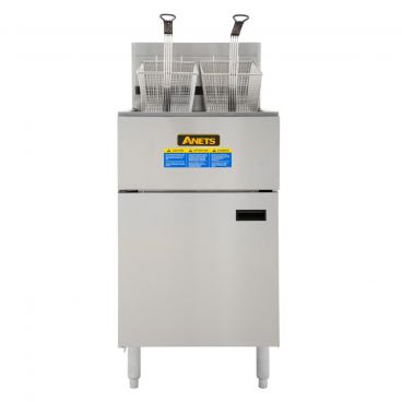 Anets SLG100 70-100 lb. SilverLine Gas Fryer - 150,000 BTU - Liquid Propane